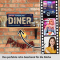 Blechschild American Diner
