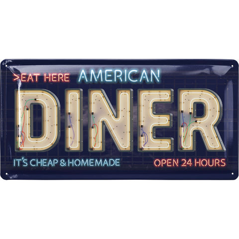 Blechschild American Diner