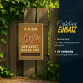 Angler Spruch Blechschild