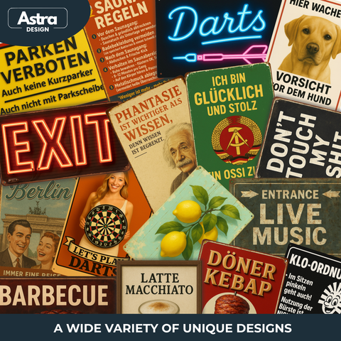 Blechschild 20x30cm – Frankfurt Immer eine Reise wert