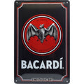 Bacardi Blechschild mit Logo