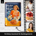 Blechschild Backen ist mein Yoga