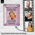 Blechschild Sexy Waage
