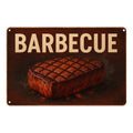 Barbecue Blechschild
