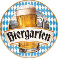 Biergarten Blechschild