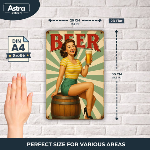 Beer Blechschild - 20x30cm