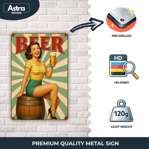Beer Blechschild - 20x30cm