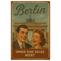 Berlin immer eine Reise Blechschild