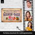 Blechschild Bienen Oase