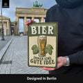 Blechschild Bier gute Idee