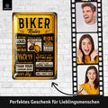 Blechschild Biker Rules