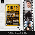 Blechschild Biker Rules