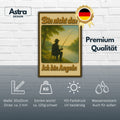 Ich bin angeln Blechschild