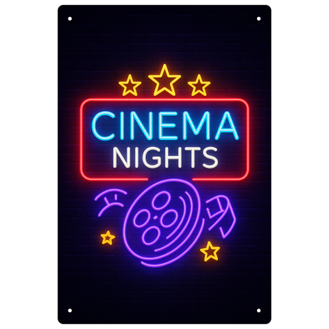 Blechschild Cinema Nights
