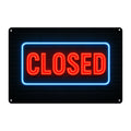 Closed Sign Blechschild