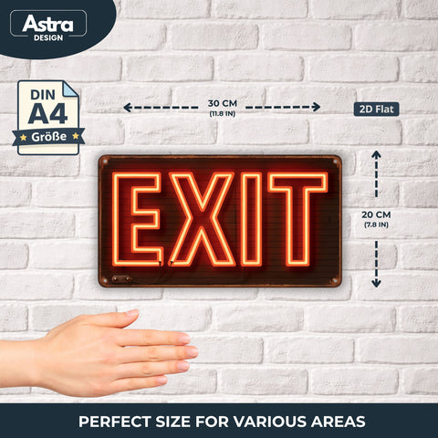 Exit Blechschild - 20x30cm