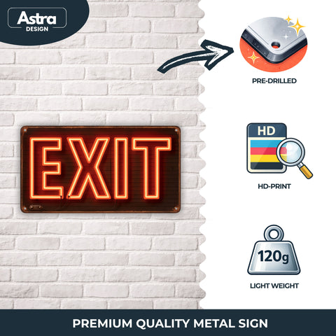 Exit Blechschild - 20x30cm