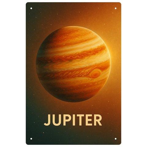 Blechschild Jupiter