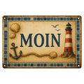 Moin Blechschild