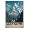 Blechschild Mount Everest