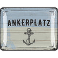 Blechschild Ankerplatz
