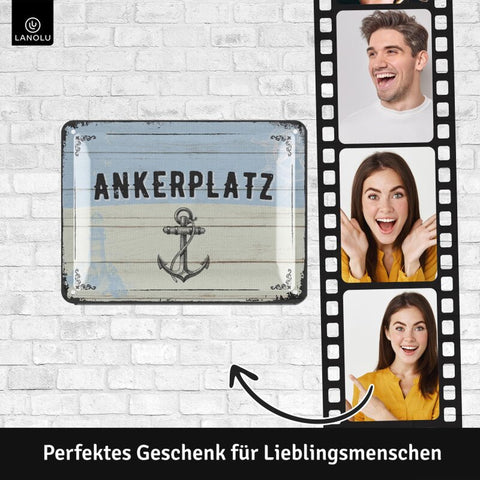 Blechschild Ankerplatz