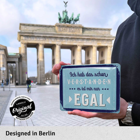 Blechschild Ich hab das schon verstanden