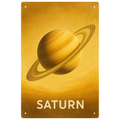 Blechschild Saturn