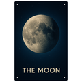 Blechschild The Moon