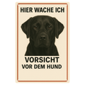 Blechschild Labrador