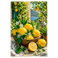 Blechschild 20x30cm – Amalfi Zitronen Italien Mediterrane Sommer Deko