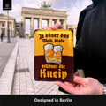 Blechschild Bier Kneipe