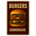 Burger Blechschild 