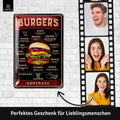Blechschild Burgers Homemade