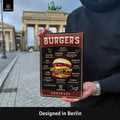 Blechschild Burgers Homemade