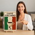 Caffe Italiano Blechschild