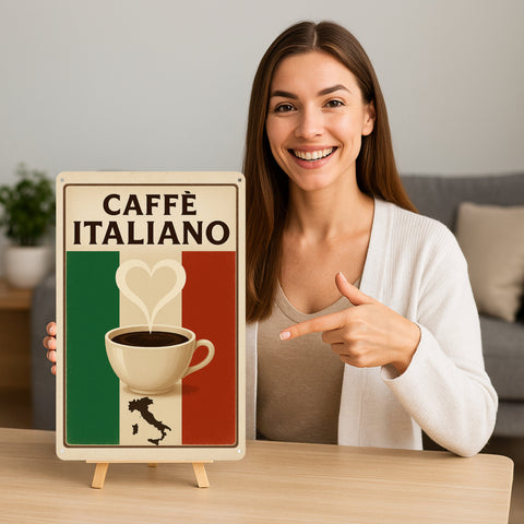 Caffe Italiano Blechschild