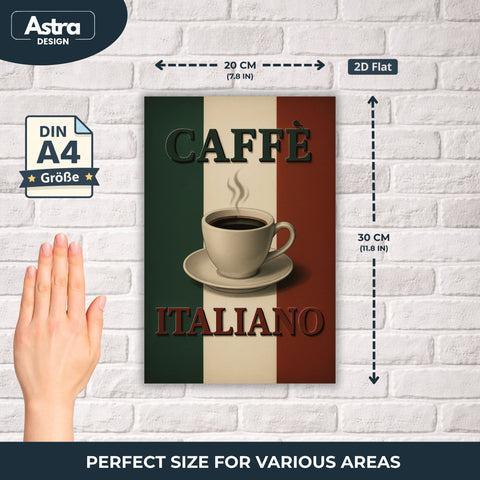 Caffee Italiano Blechschild - 20x30cm
