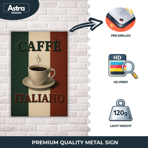 Caffee Italiano Blechschild - 20x30cm