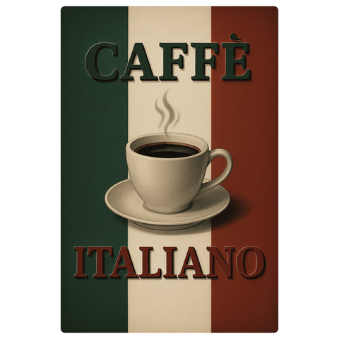 Caffee Italiano Blechschild