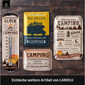 Blechschild Camping groß
