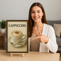 Cappuccino Blechschild