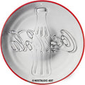Coca-Cola Blechschild rund