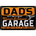 Blechschild Dad Garage