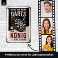 Blechschild  Der Dart König