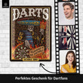 Blechschild Darts Mexikanisch