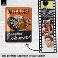 Blechschild Dart & Bier