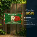 Pizza Delicious Blechschild