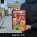 Blechschild Deutsches Bier