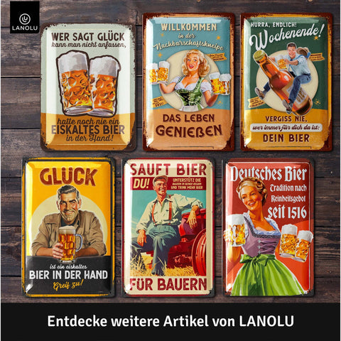 Blechschild Deutsches Bier